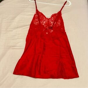 Victoria's Secret Scarlet Lace Chemise